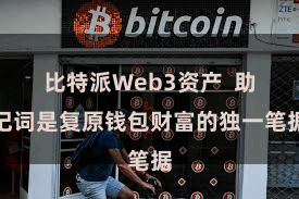比特派Web3资产 助记词是复原钱包财富的独一笔据